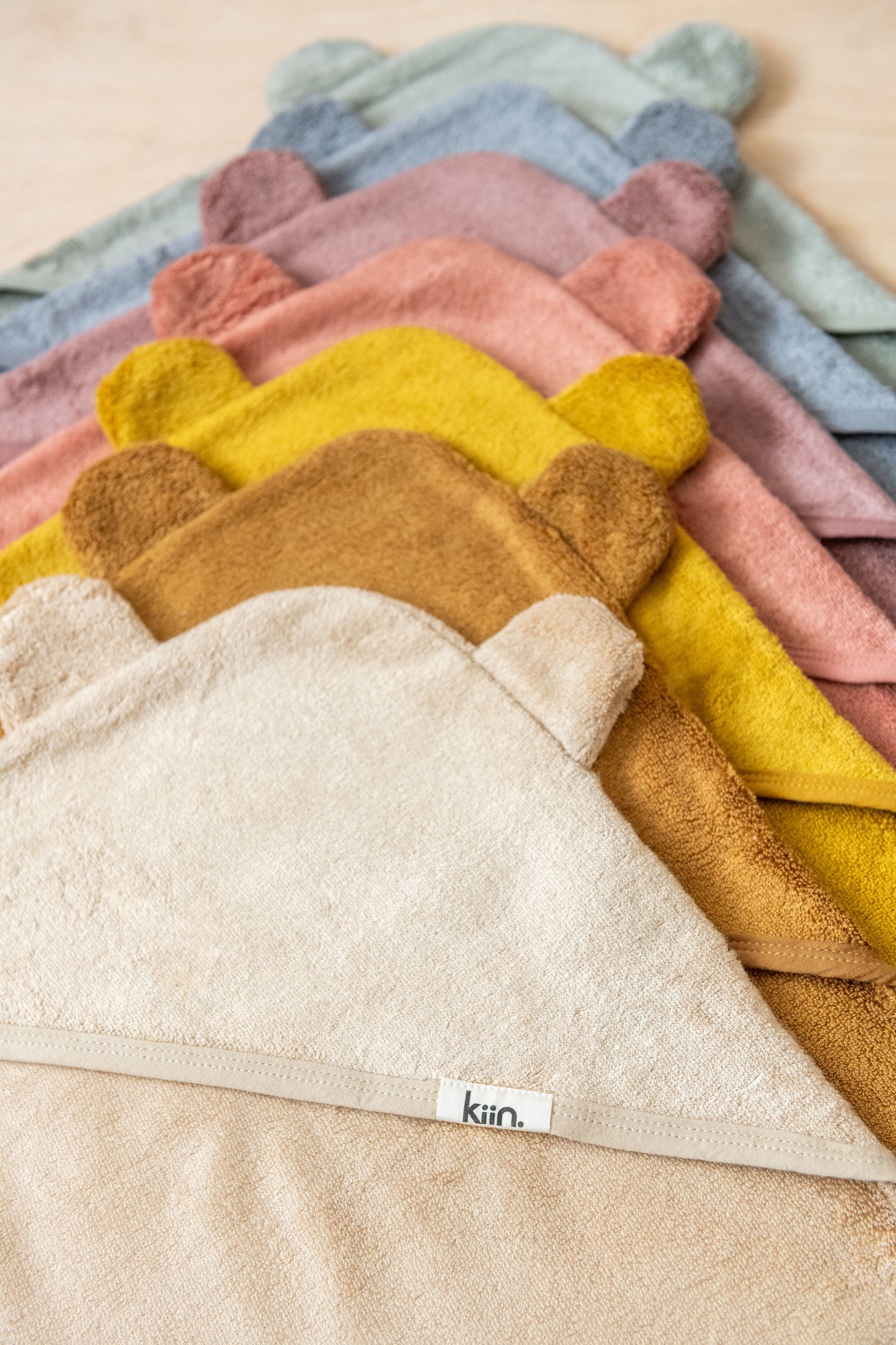 Hooded Towel - Dusky Blue