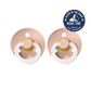 BIBS Night Glow Dummies Size 2 - Blush 2pk