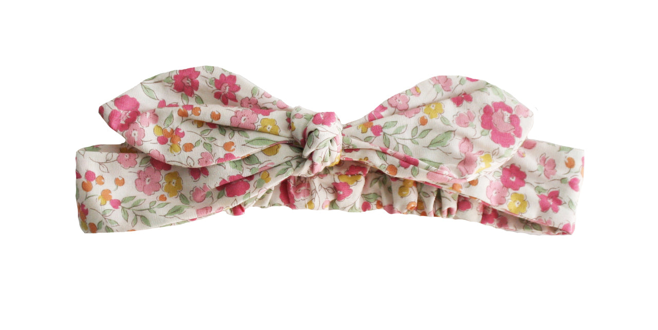 Bow Headband - Rose Garden