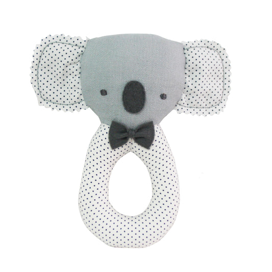 Baby Koala Grab Rattle - Grey