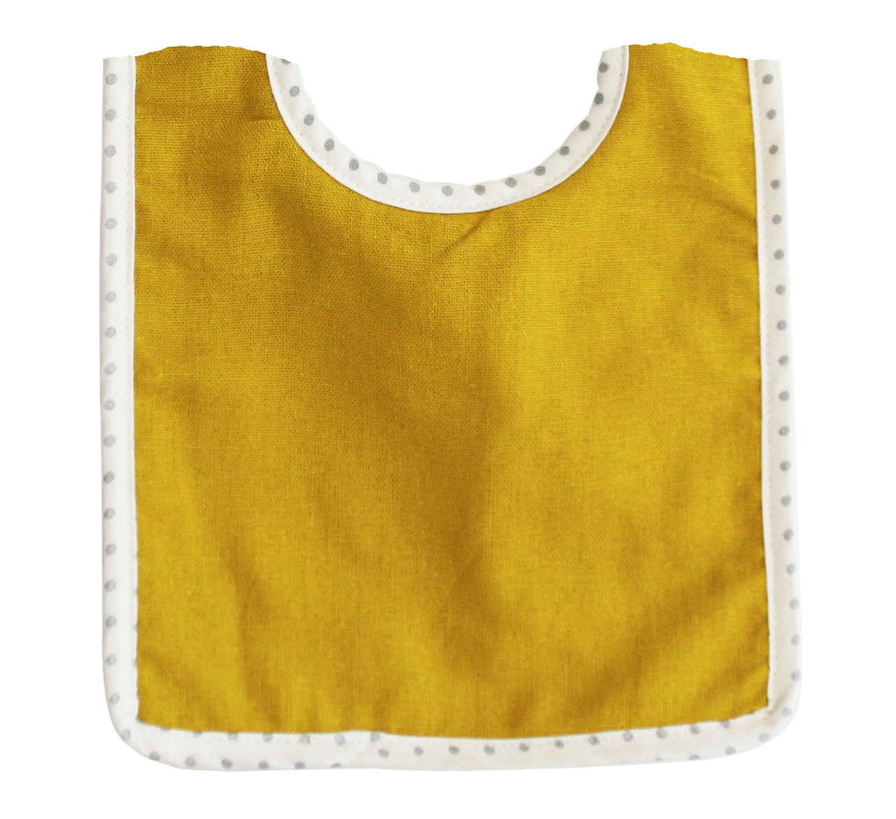 Bobby Bib- Butterscotch Linen