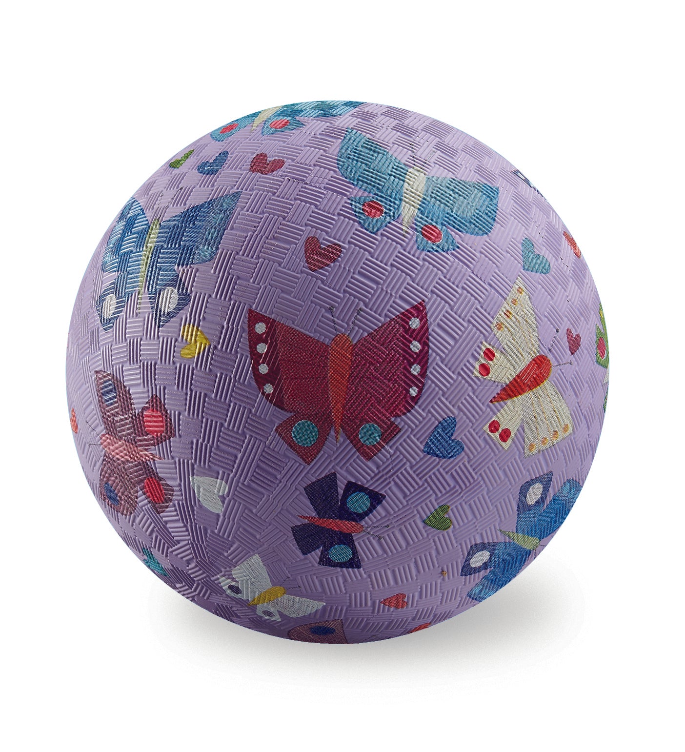 5 Inch Playground Ball - Butterfly Garden (Purple)