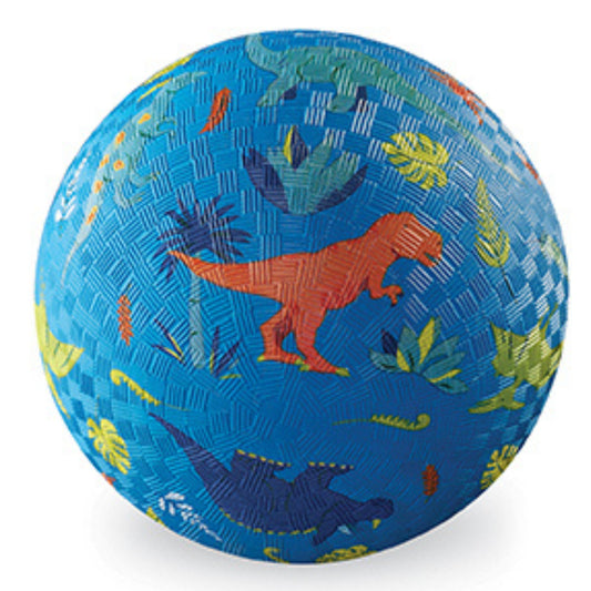 7 inch Playground Ball - Dino Land Blue
