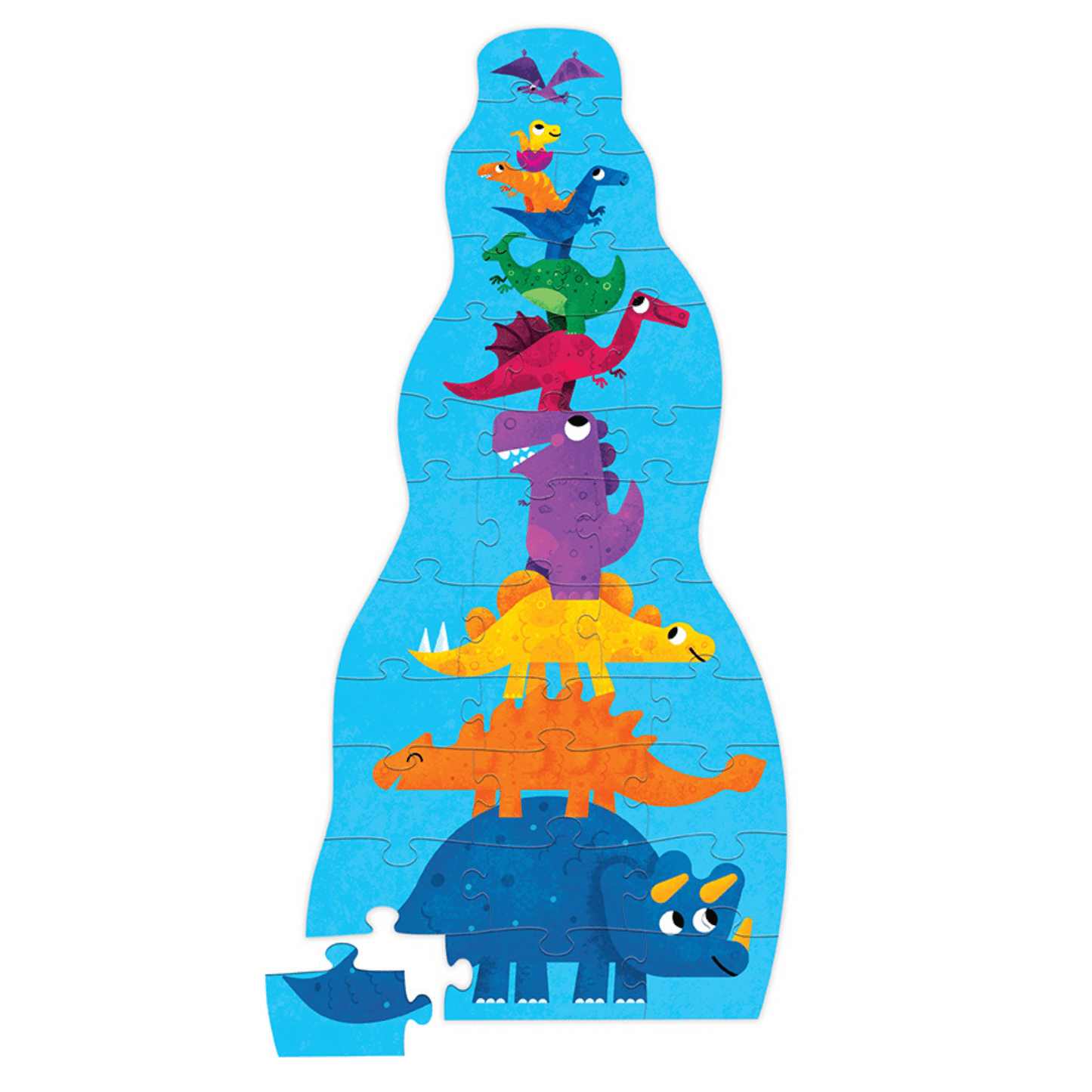 Tower Puzzle 30pce - Dinosaur