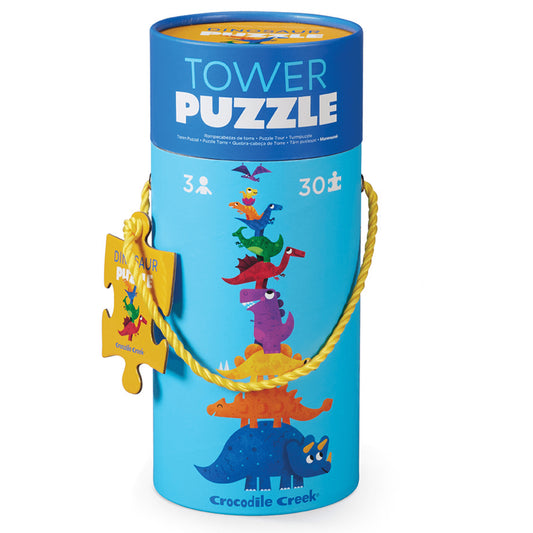 Tower Puzzle 30pce - Dinosaur
