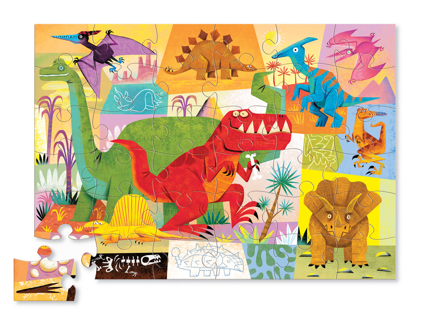 Classic Floor Puzzle 36 Pce - Dinosaur