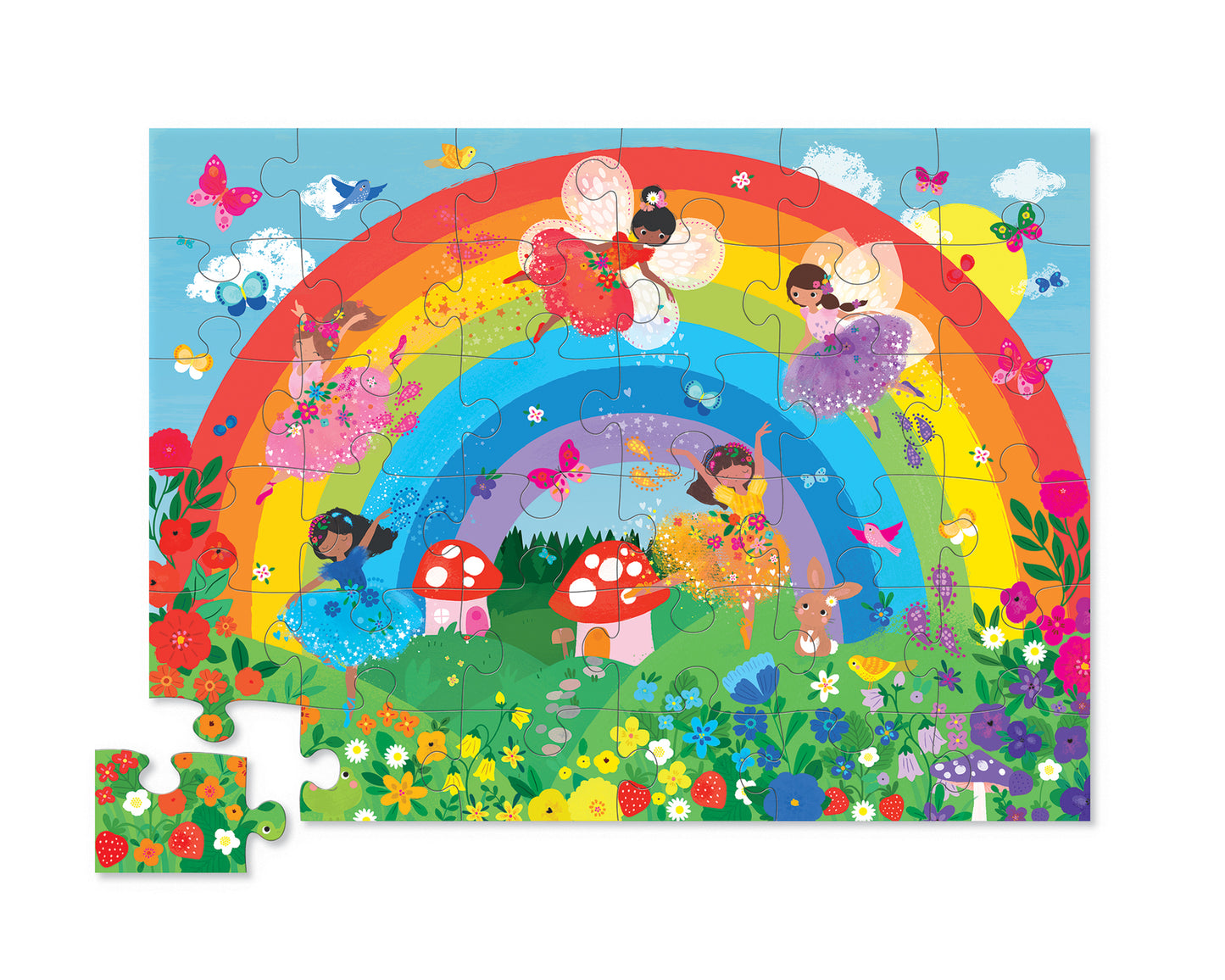 Classic Floor Puzzle 36 Pce - Rainbow