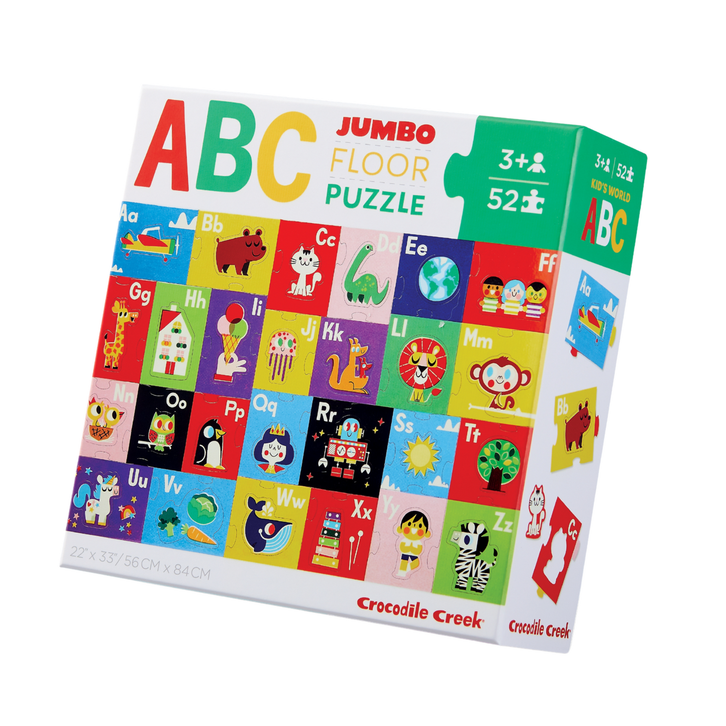 Let's Learn Puzzla 52 pc - Kids World ABC