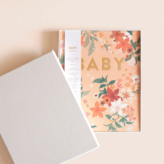 Baby Book Floral - Boxed