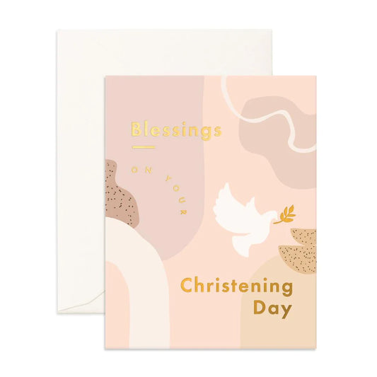 Card - Christening Still Life