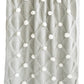 Pom Pom Organic Knit Baby Blanket - Grey