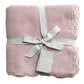 Mini Moss Stitch Baby Blanket - Pink