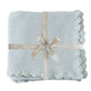 Blanket Mini Moss Stitch - Powder Blue