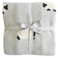 Baa Baa Baby Blanket Organic Cotton - Grey