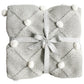 Pom Pom Organic Knit Baby Blanket - Grey