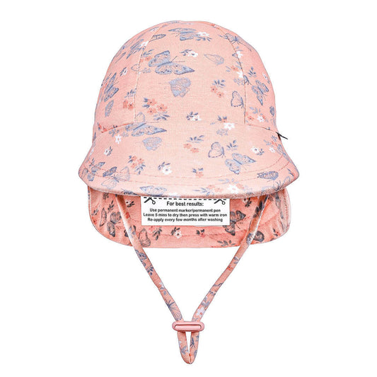 Legionnaire Flap Sun Hat - Butterfly
