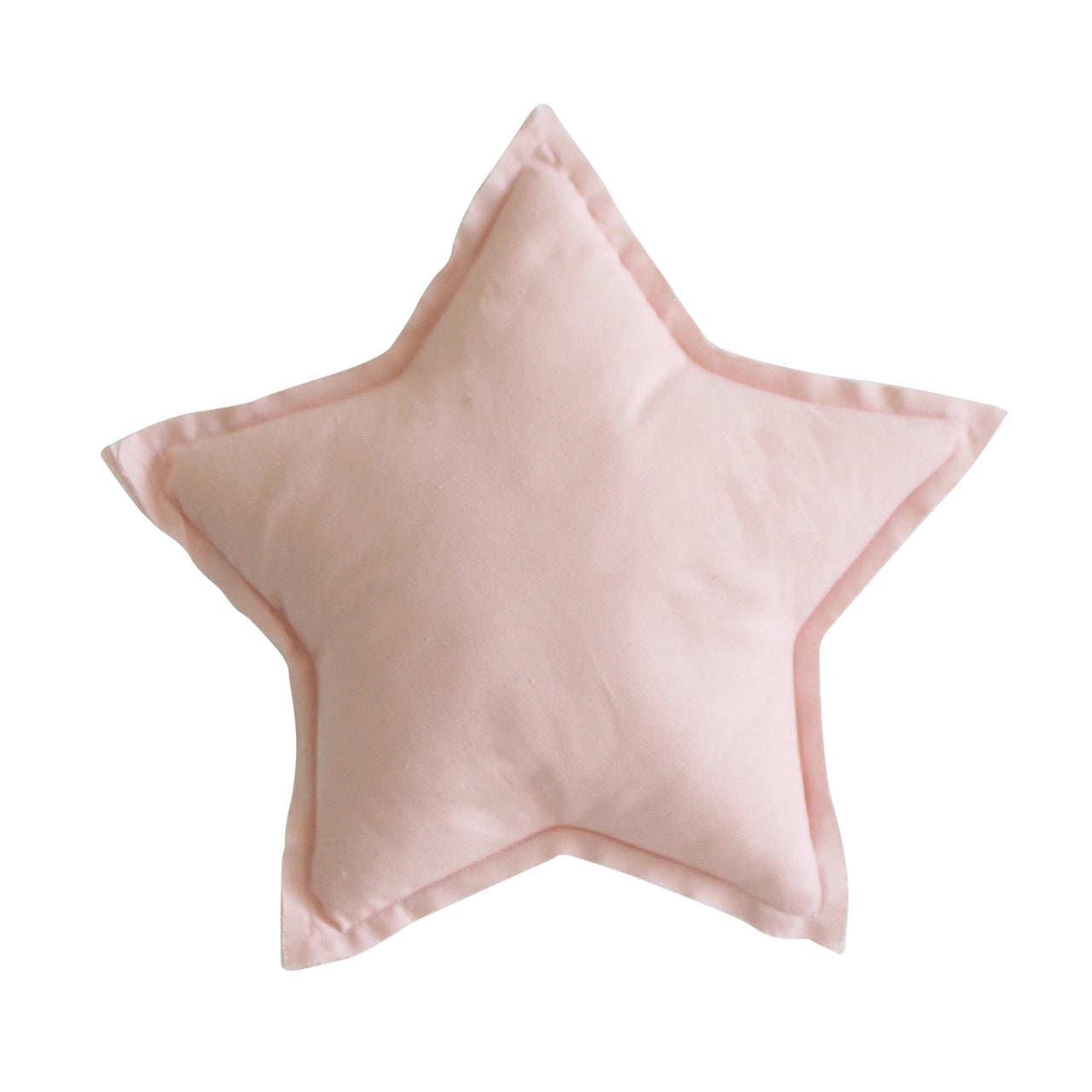 Linen Star Pillow 40cm - Pink