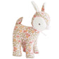 Baby Deer Rattle 16cm - Blossom Lily Pink