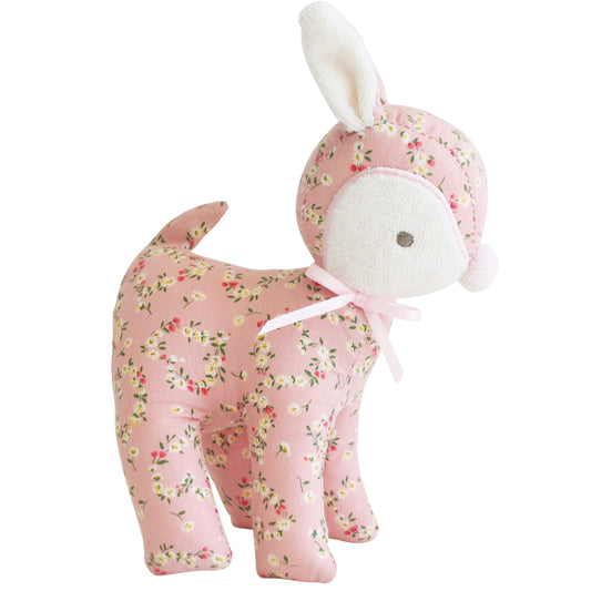 Baby Deer Rattle 16cm - Posy Heart