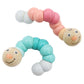 Calm & Breezy Wooden Jointed Worm - Pastel