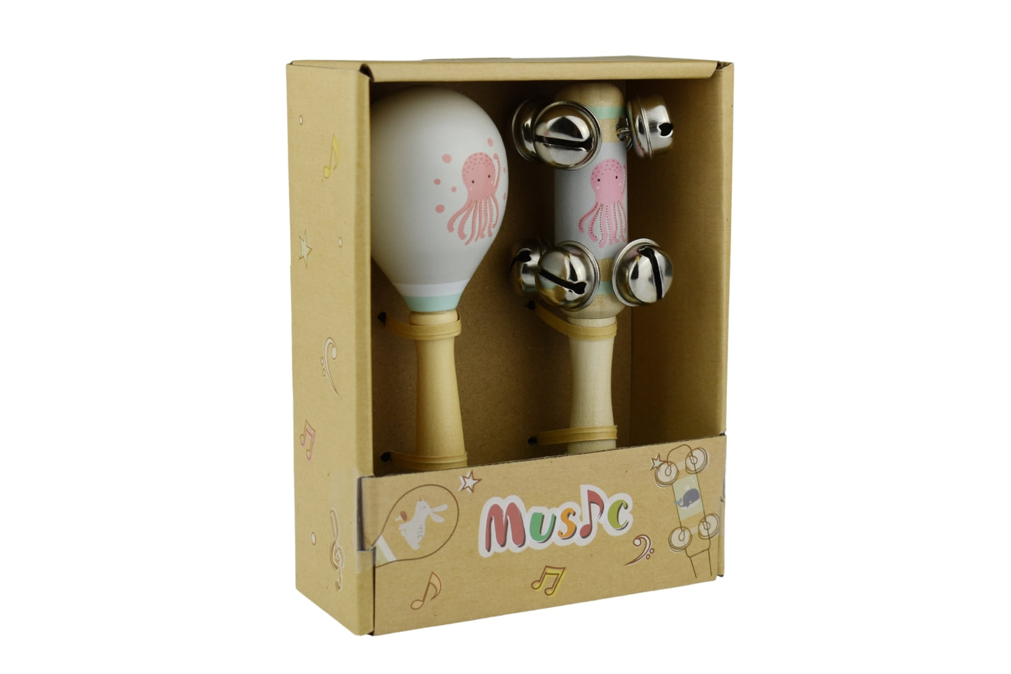 Calm and Breezy Wooden Handbell