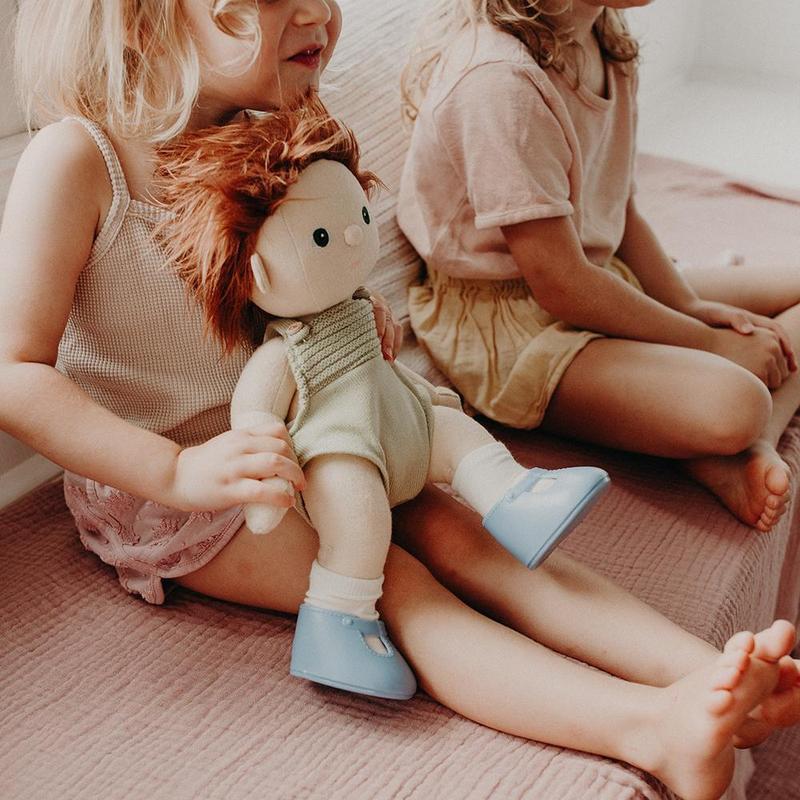 Dinkum Doll Shoes - Heron Blue