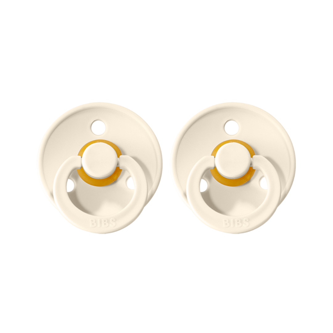 BIBS Dummies Size 1 - Ivory 2pk