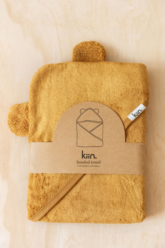 Hooded Towel - Caramel