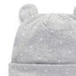 Purebaby Bear Beanie - Grey Mini Spot