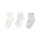 Purebaby 3 sock pack - Pale Grey