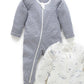 Purebaby 2 Pk Zip Growsuit - Vanilla Nautical