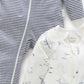 Purebaby 2 Pk Zip Growsuit - Vanilla Nautical