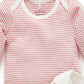 Purebaby Easy Neck L/S Bodysuit 2pk - Vanilla Blossom