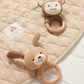 Purebaby Knitted Monkey Rattle