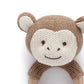 Purebaby Knitted Monkey Rattle