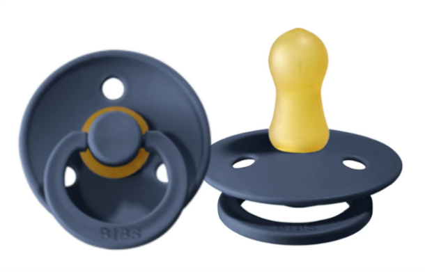 BIBS Dummies Size 1 - Steel 2pk