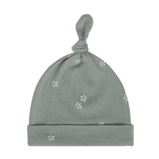 Quincy Mae Knotted Baby Hat - Sea Green 0-6M