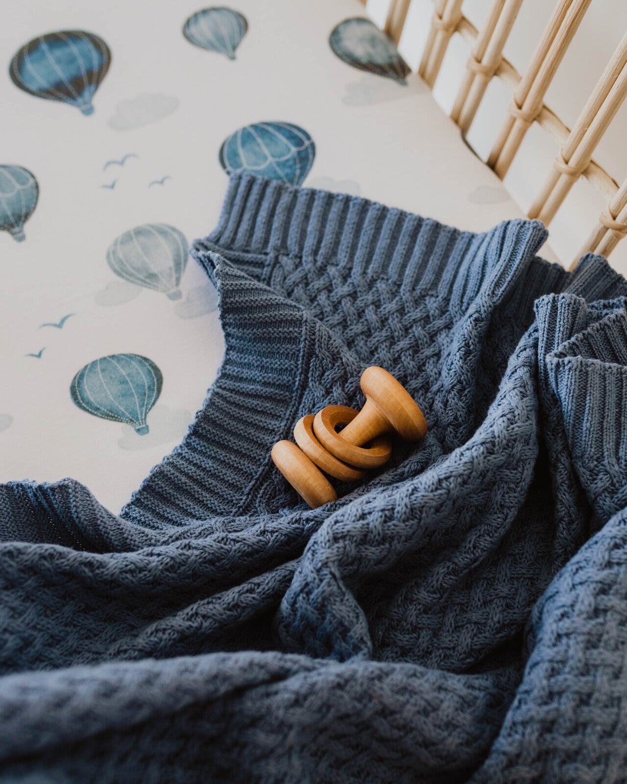 Snuggle Hunny - River Diamond Knit Baby Blanket