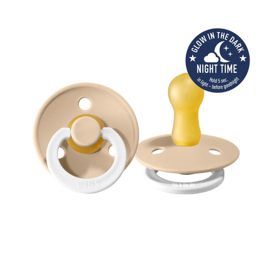 BIBS Night Glow Dummies Size 3 - Blush