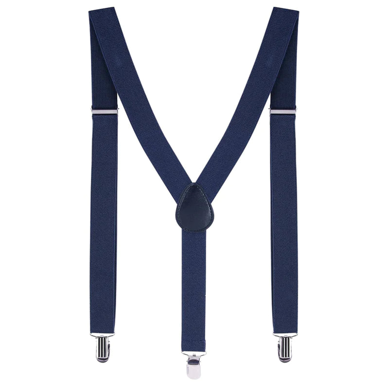 Bradley Boys Suspenders - Navy