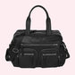 Vegan Leather Nappy Carry All - Black