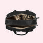 Vegan Leather Nappy Carry All - Black