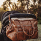 Vegan Leather Nappy Carry All - Tan