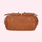 Vegan Leather Nappy Carry All - Tan