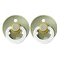 BIBS Night Glow Dummies Size 3 - Sage 2pk