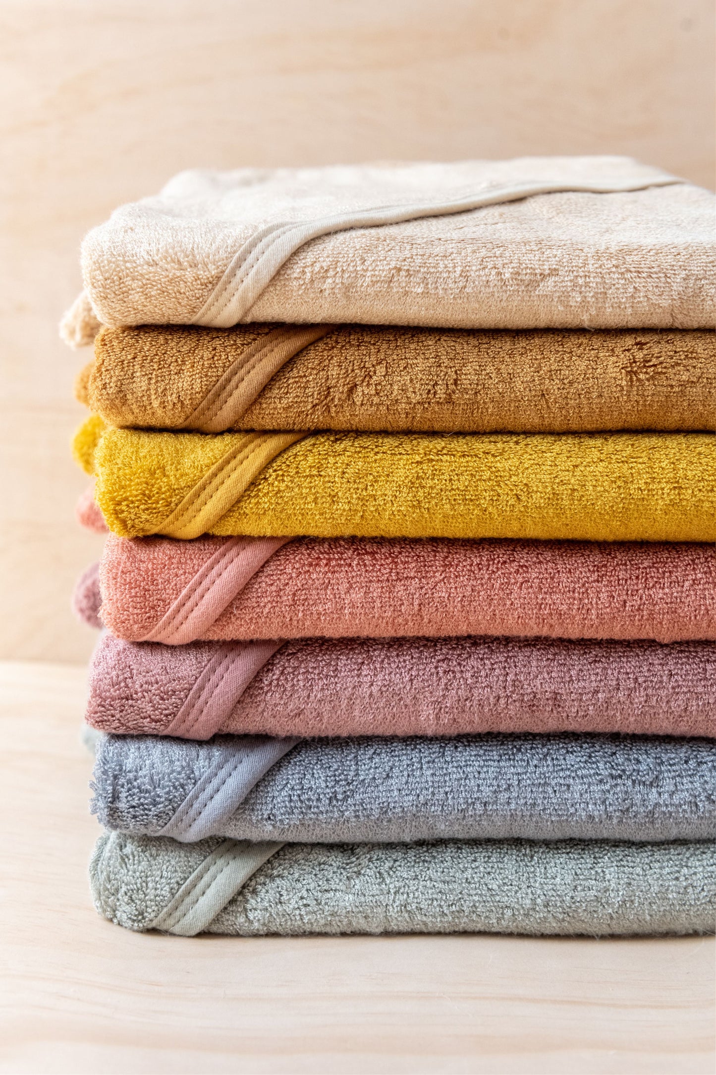 Hooded Towel - Dusky Blue