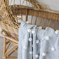 Pom Pom Blanket - Powder Blue