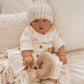 Ribbed Keepsake Romper - Milk
