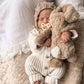 Ribbed Keepsake Romper - Milk