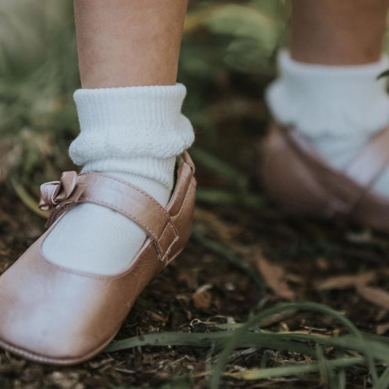 Bebe - Drop Needle Socks - Cloud